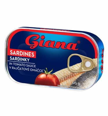 Sardine u paradajz sosu 125g