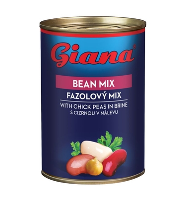 Pasulj MIX – mix pasulja sa leblebijom u slanom soku 400g